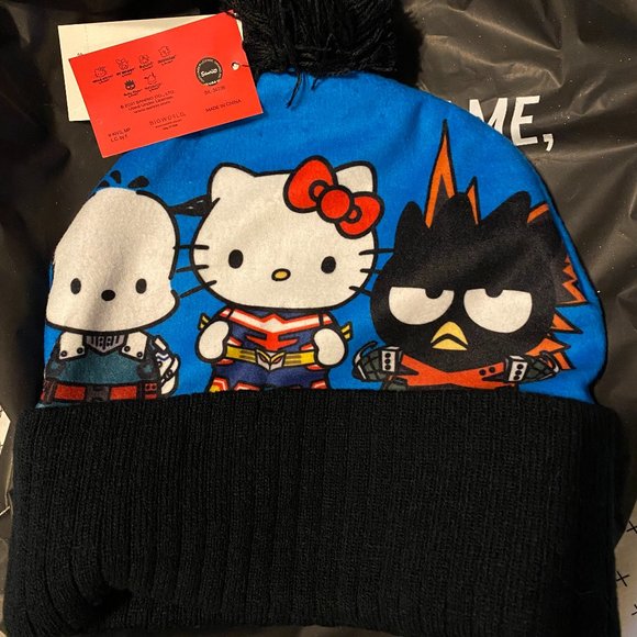 My Hero Academia X Hello Kitty And Friends Pom Beanie NWT - Picture 4 of 4